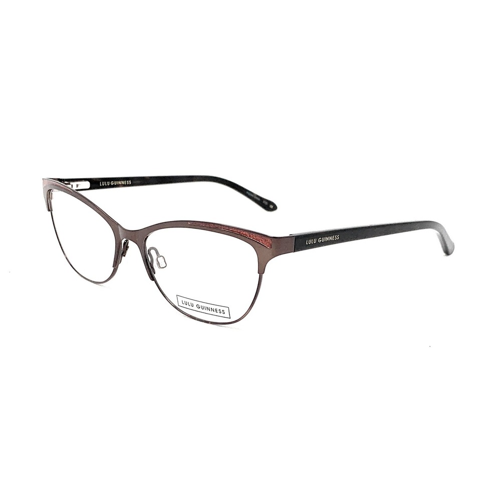 Authentic LULU GUINNESS Women's Eyeglasses L788 BRN 51mm